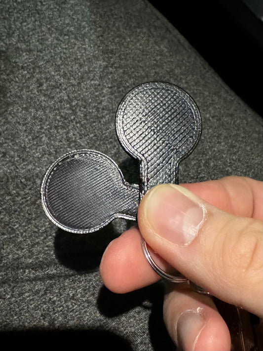 Canadian Cart Coin Keys - 3D Printed Quarter and Loonie