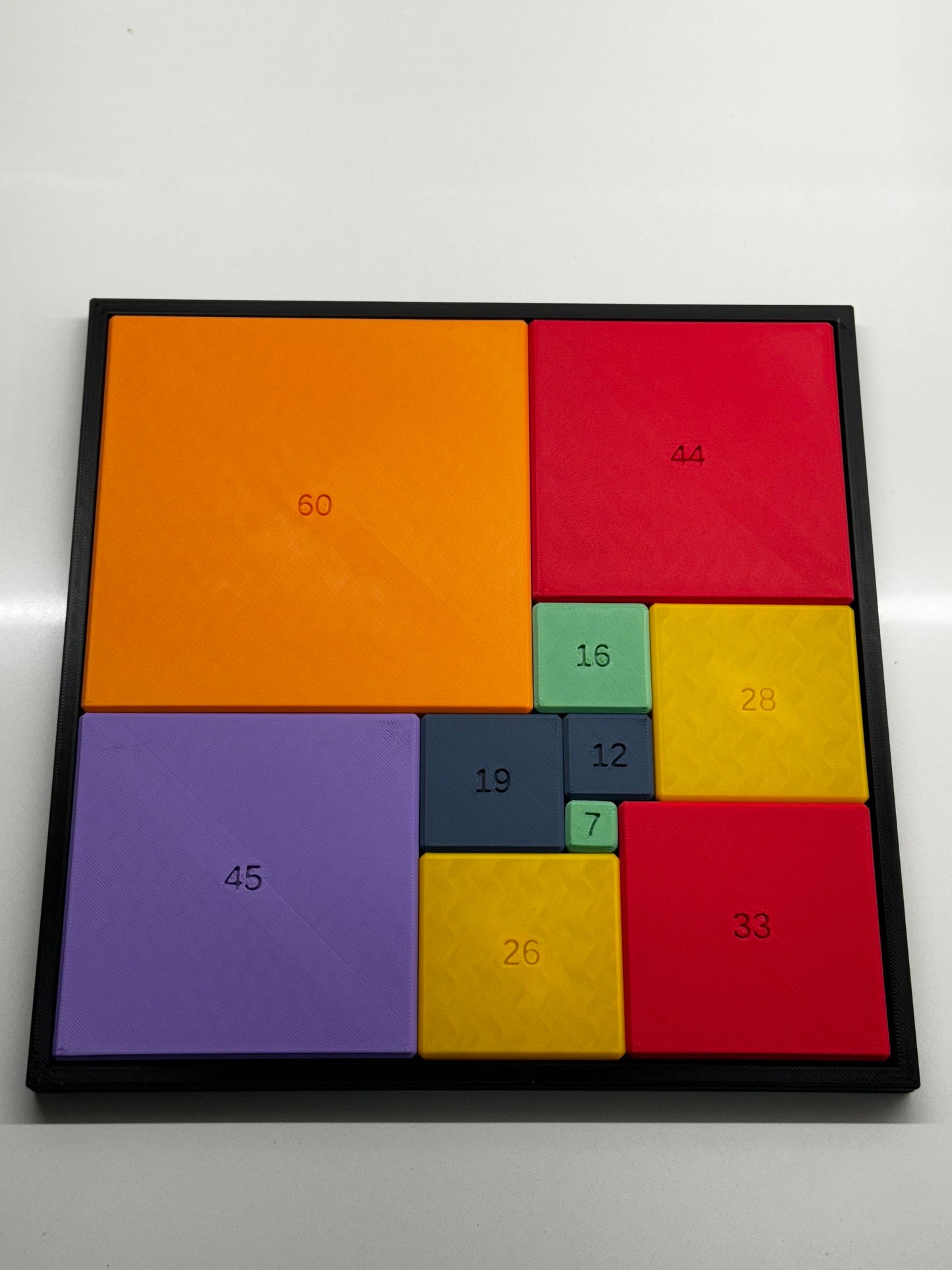 Perfect Rectangle Puzzle for Adults & Kids - Challenging Math Puzzle Brain Teaser - Educational Game for Teachers, Students Puzzle Lovers