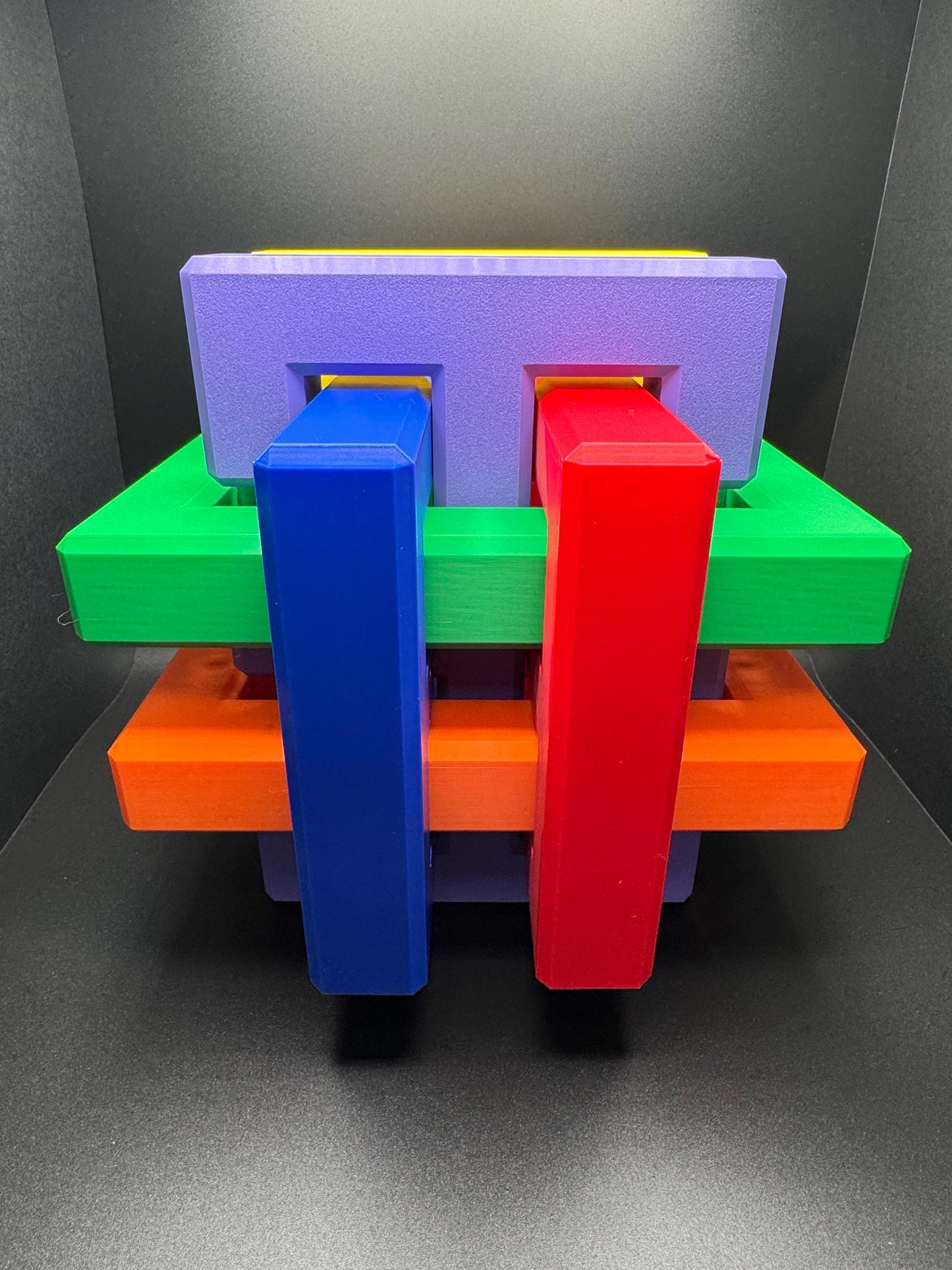 Gordian Knot Puzzle - Very Difficult - High Quality 3D Print, Unique Gift & Art Piece, Endless Fun for All Ages, Brain Teaser Toy