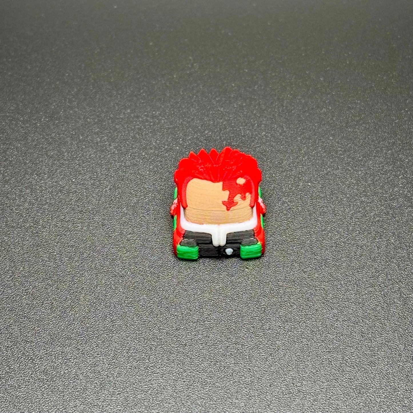Handmade Inspired By Demon Slayer Keycaps: Tanjiro, Nezuko, Zenitsu & Inosuke for Cherry MX – Artisan Custom Key Caps - Gift for Anime Fans