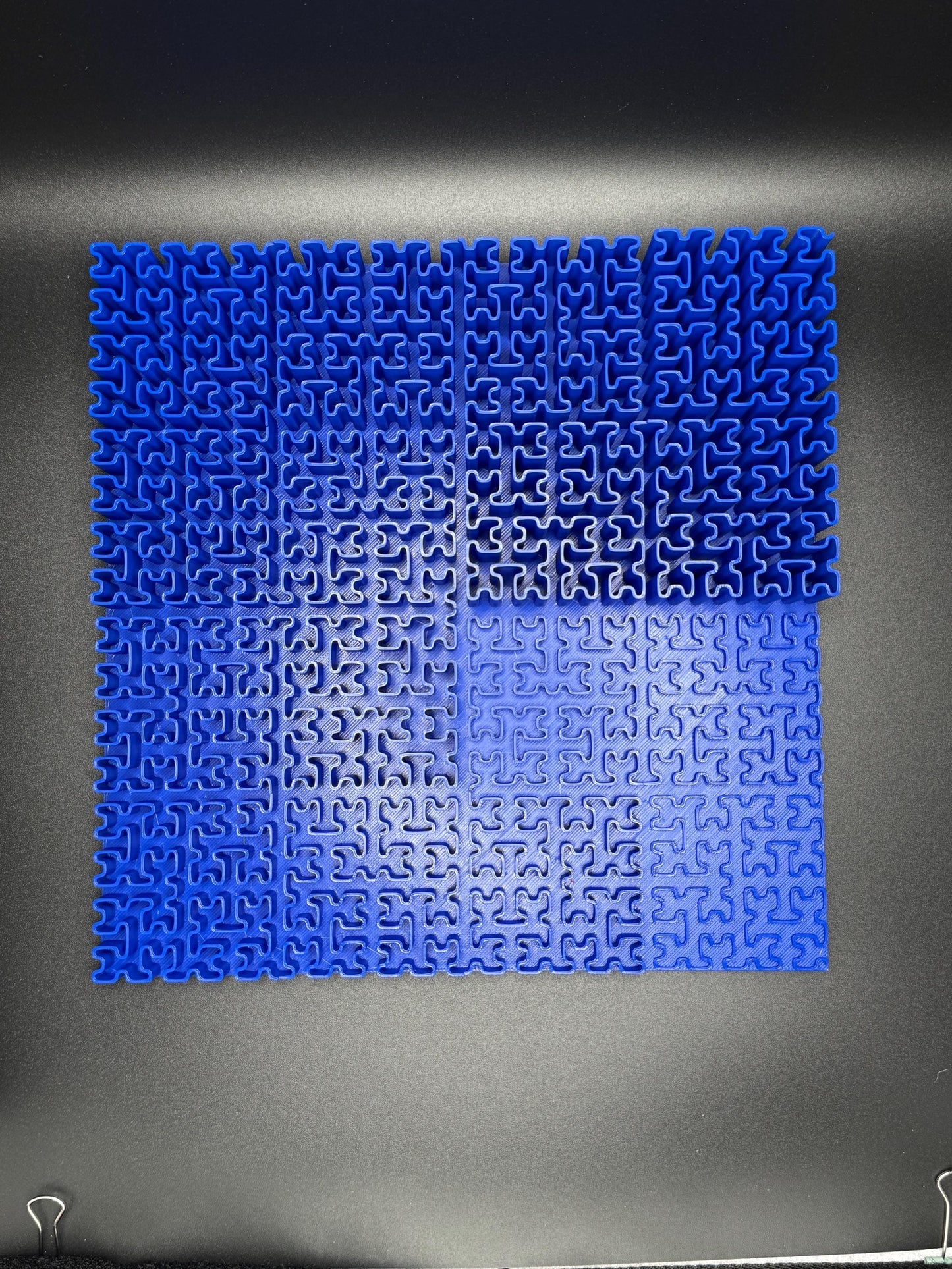 Hilbert Curve Puzzle - Fractal Art for Home Décor, Unique Mathematical Gift, Educational Toy & Brain Teaser for Adults and Kids - 3D Printed