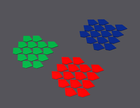 Tessellating Pentagons - High Quality 3D Print, STEM Tools for Schools & Kids, Educational Geometry Learning Aid - 45 Unique Pieces