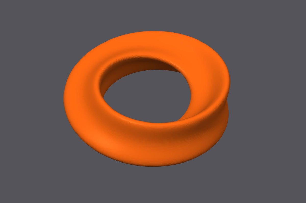 Mobius Collection Decor Ring - 3D Printed Stylish Accent for Bookshelves, Tables & Cabinets, Modern Home Decor