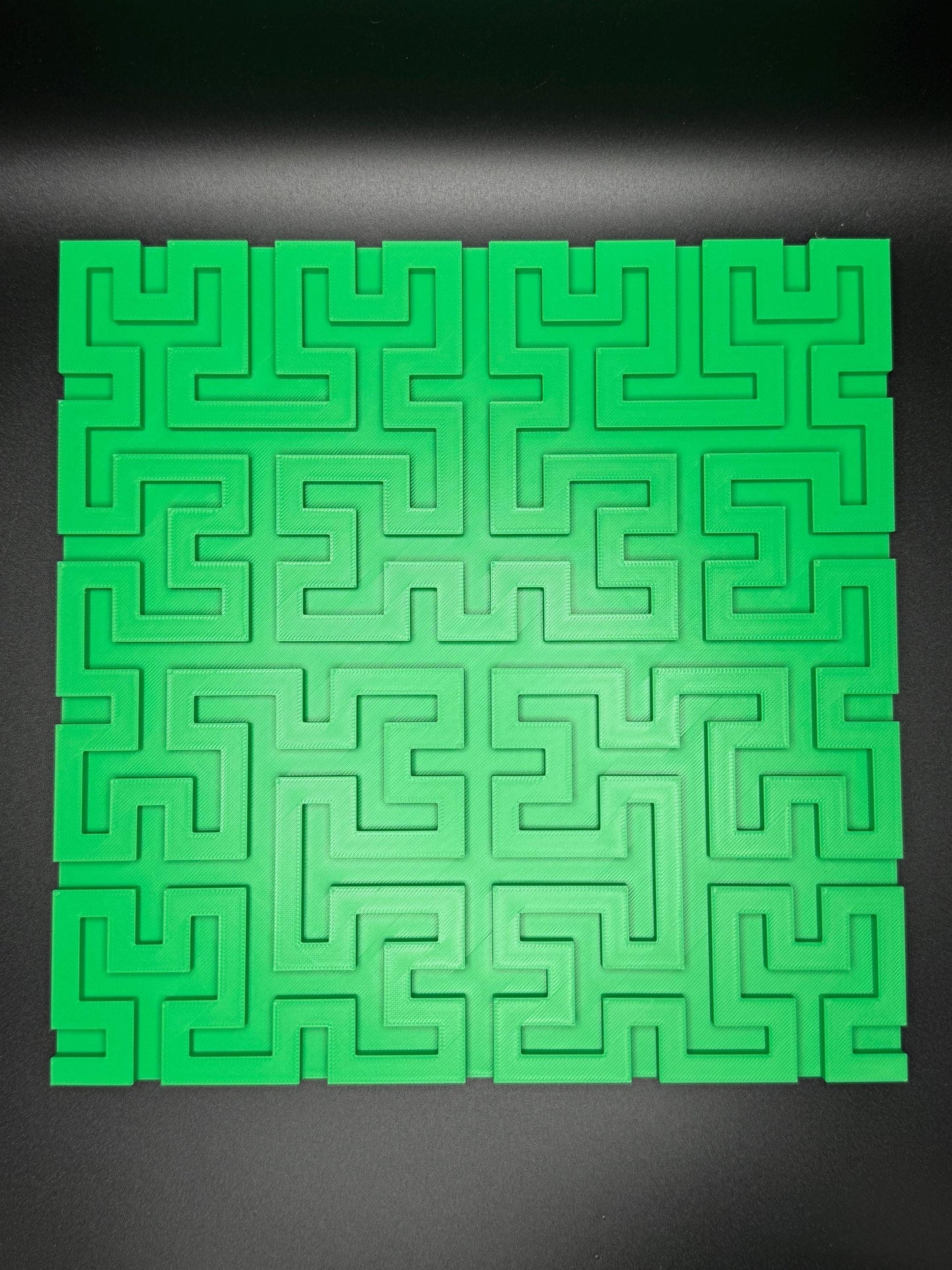 Hilbert Curve Puzzle - Fractal Art for Home Décor, Unique Mathematical Gift, Educational Toy & Brain Teaser for Adults and Kids - 3D Printed
