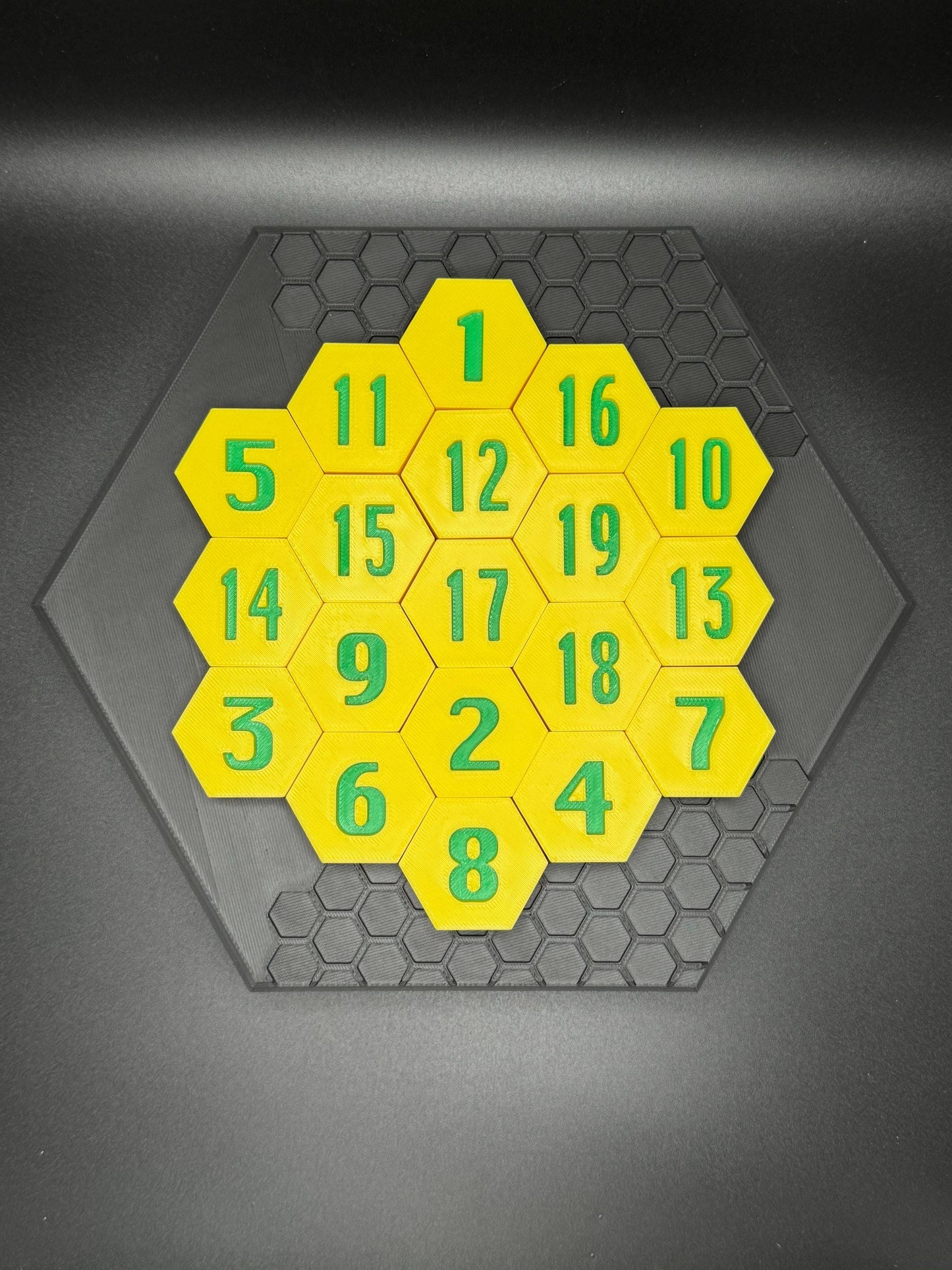 Aristotle's Number Puzzle - Challenging Hexagon Puzzle to Arrange for a Sum of 38, Unique Brain Teaser & Gift for All Ages