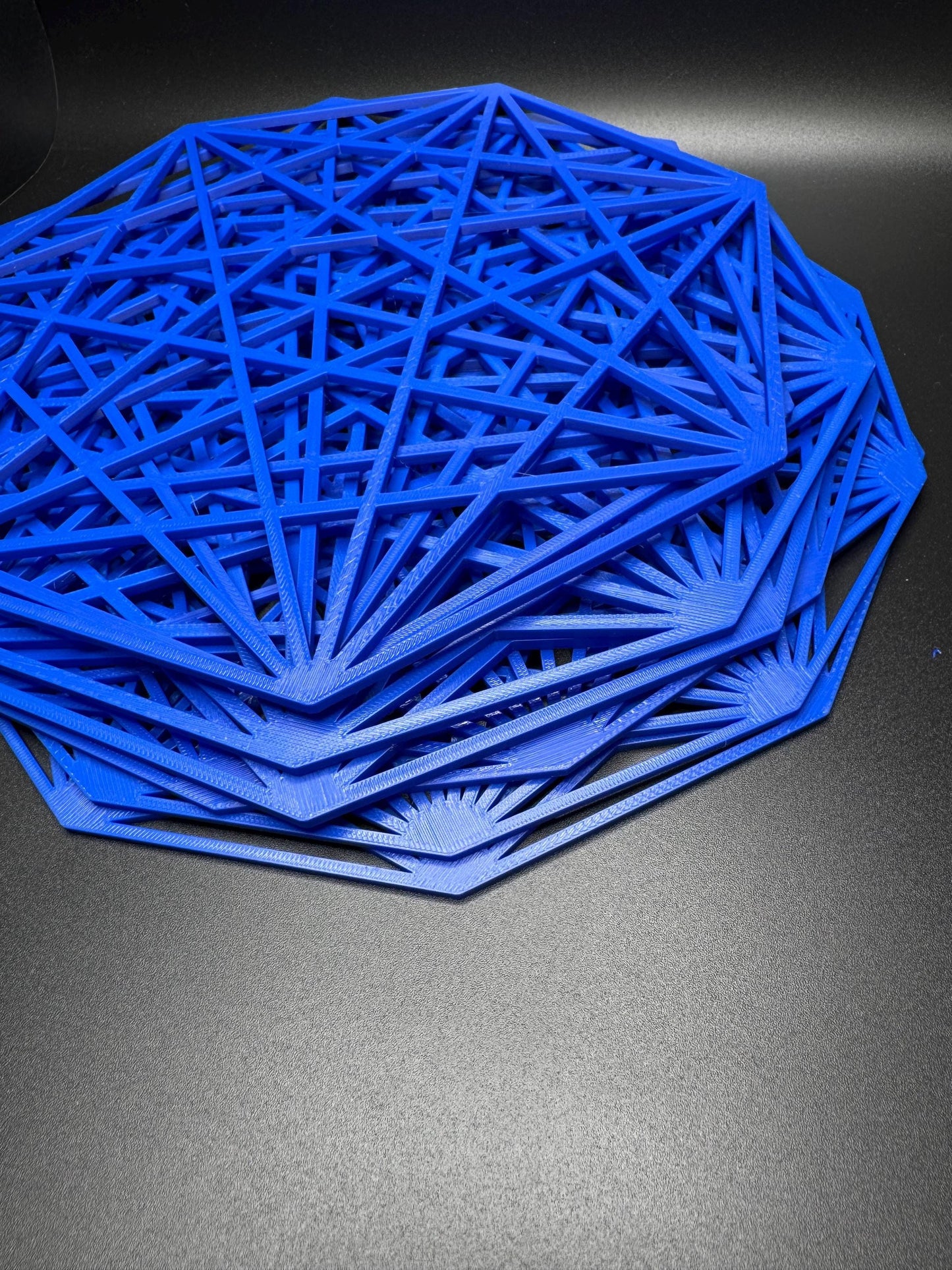Summation n-1 Math Decorations - Geometric Line Art Circles for STEM and Math Lovers | Unique 3D Printed Decor