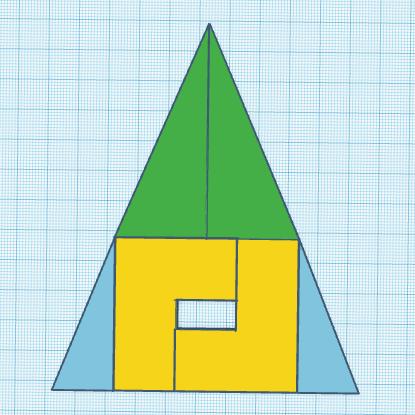 Magic Triangle Puzzle - High Quality 3D Printed STEM Learning Tool, Create a Hole & Challenge All Ages, Perfect Gift Idea