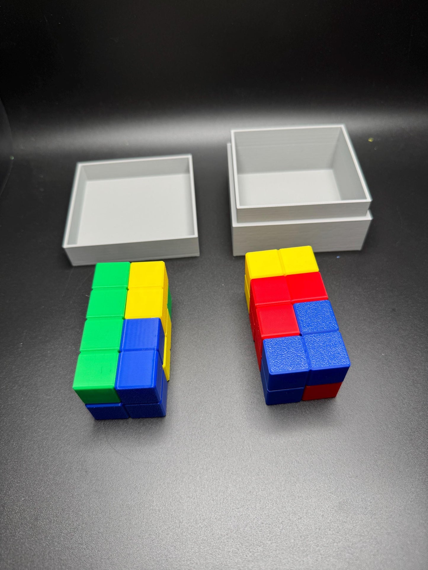 Tetracube Puzzle - 8 Unique Pieces - Fun STEM Learning Tool & Gift for Puzzle Lovers - High Quality 3D Print in Box