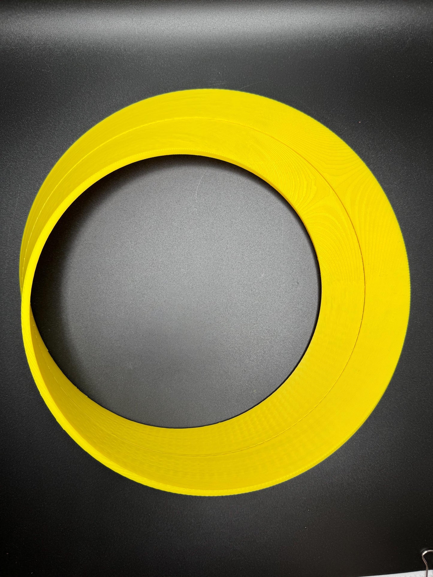 Cut Mobius Strip - 3D Printed Stylish Accent for Bookshelves, Tables & Cabinets, Modern Home Decor