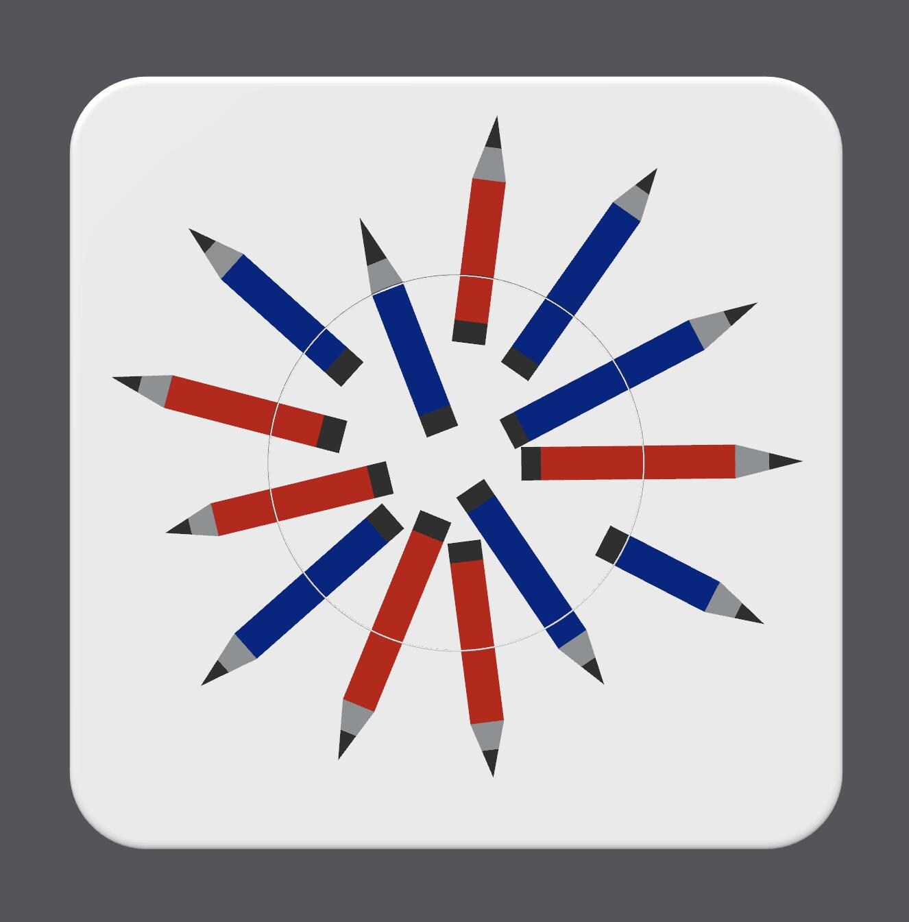 Disappearing Pencil Puzzle - 6 or 7 Pencils? Magic Shifting Puzzle, 3D Printed Fun Toy for All Ages, Engaging & Unique Classroom Game