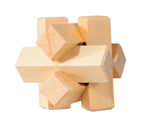 IQ-Test Burr Puzzle - Knot Challenge, Difficult Brain Teaser for All Ages, Fun & Engaging Gift in Box