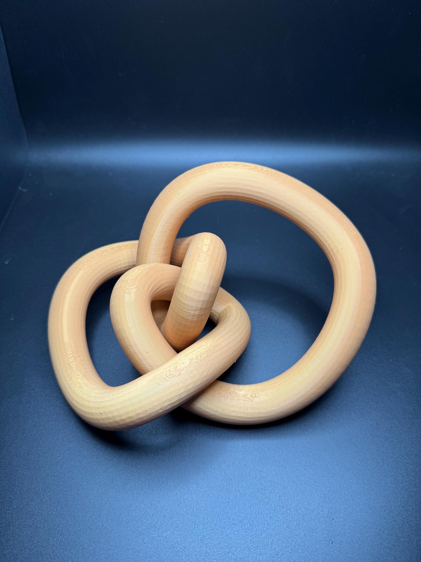 3D Printed Torus Knot - High Quality Gift for Teachers, Him or Her - Unique Decorative Art Piece