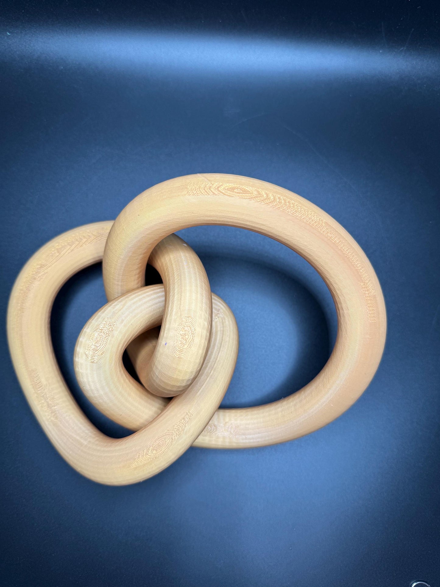 3D Printed Torus Knot - High Quality Gift for Teachers, Him or Her - Unique Decorative Art Piece