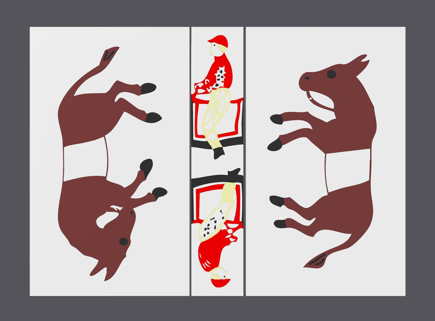 Sam Loyd's Famous Trick Donkeys - Modern 3D Recreation of 1800s Classic, Fun Brain Teaser for All Ages & Puzzle Lovers