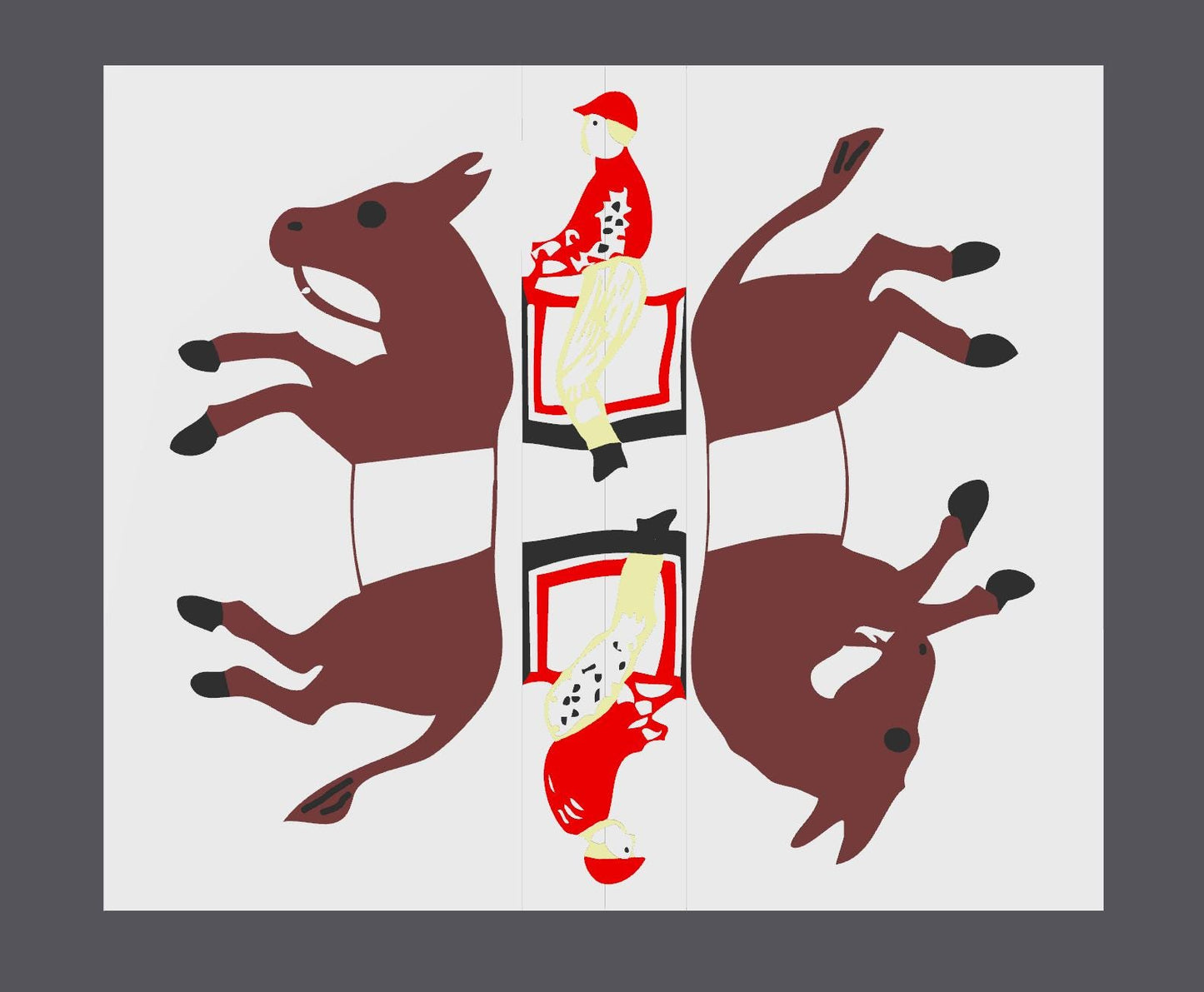Sam Loyd's Famous Trick Donkeys - Modern 3D Recreation of 1800s Classic, Fun Brain Teaser for All Ages & Puzzle Lovers