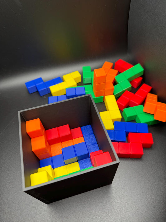 Pentacubes Brain Teasers - Pack 25 N Pentacubes in a Cube, Very Challenging Only 4 Unique Solutions for Fun & Engaging Problem-Solving!