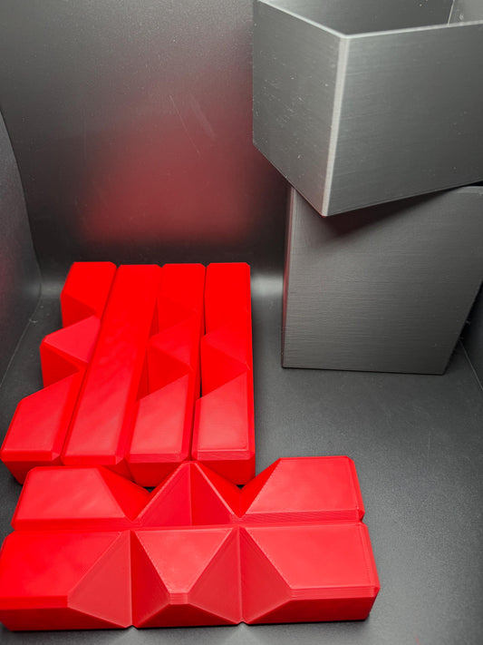 IQ-Test Burr Puzzle - Knot Challenge, Difficult Brain Teaser for All Ages, Fun & Engaging Gift in Box