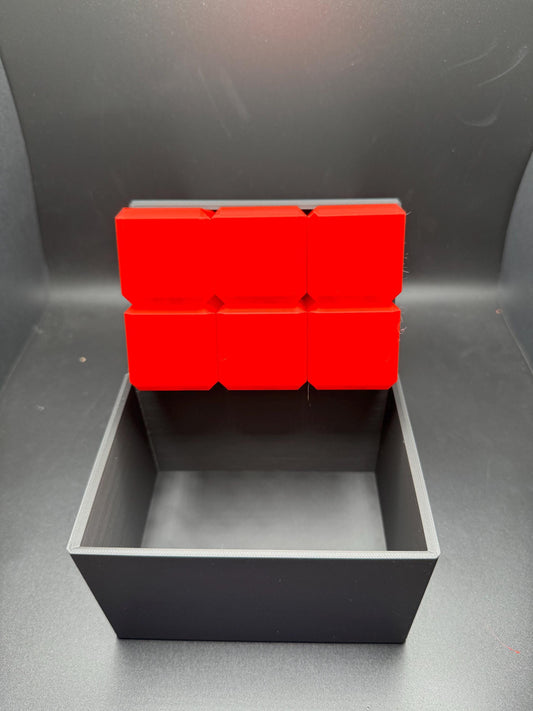 IQ-Test Burr Puzzle - Knot Challenge, Difficult Brain Teaser for All Ages, Fun & Engaging Gift in Box