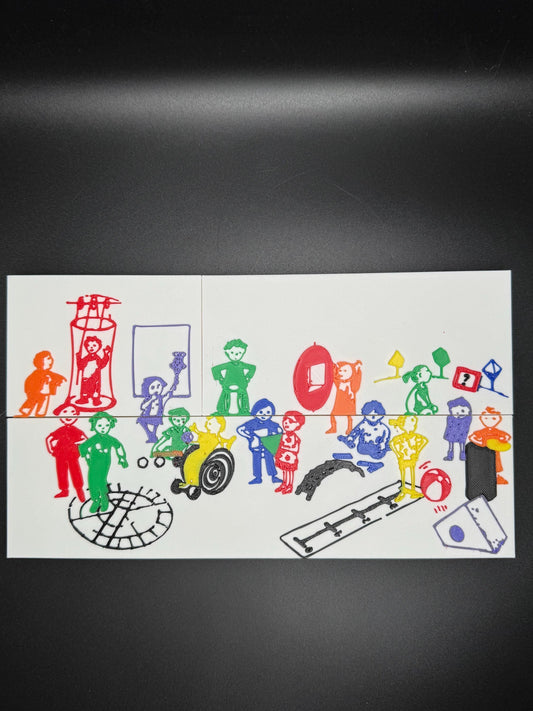 Disappearing Child Puzzle - Mind-Bending Optical Illusion Puzzle, Brain Teaser Game, Perfect Gift for Adults & Kids