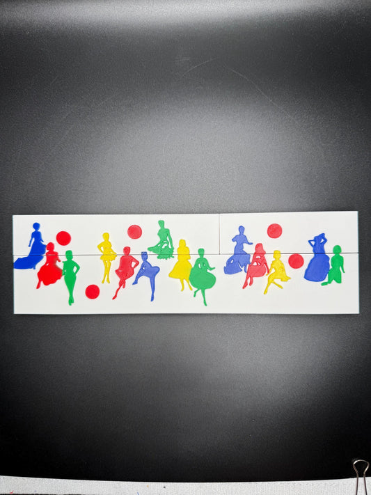 Disappearing Girl Puzzle - Classic Recreation of German Optical Illusion, 15 or 14 Girls? Fun Challenge & Great Gift for Puzzle Lovers!