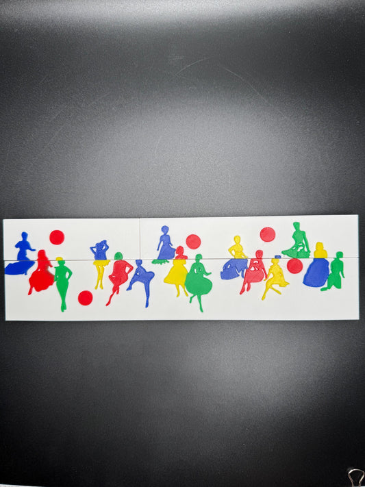 Disappearing Girl Puzzle - Classic Recreation of German Optical Illusion, 15 or 14 Girls? Fun Challenge & Great Gift for Puzzle Lovers!