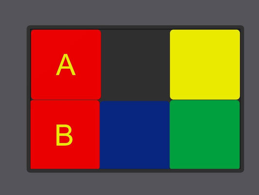 The Moving Day Puzzle - Fun Brain Teaser, Modern Recreation Of A Classic, Exchange A & B to Win! Ideal Gift for Puzzle Lovers And Families