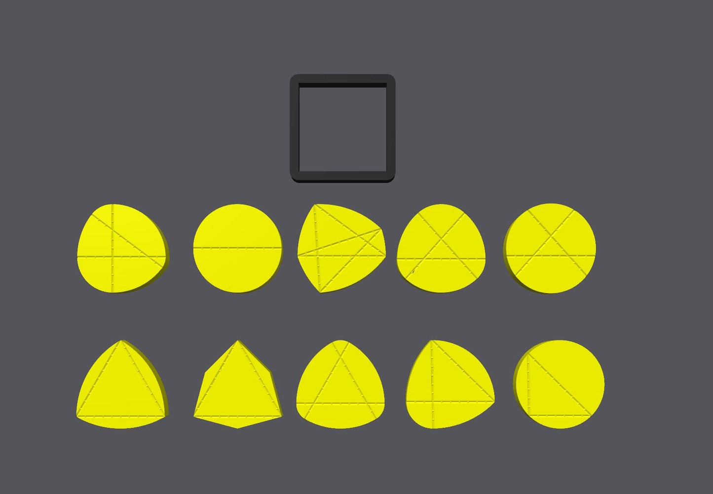 Curves of Constant Width - Engaging STEM Learning Tools for Teachers, Students & All Ages - 11 Piece Kit 24x24cm
