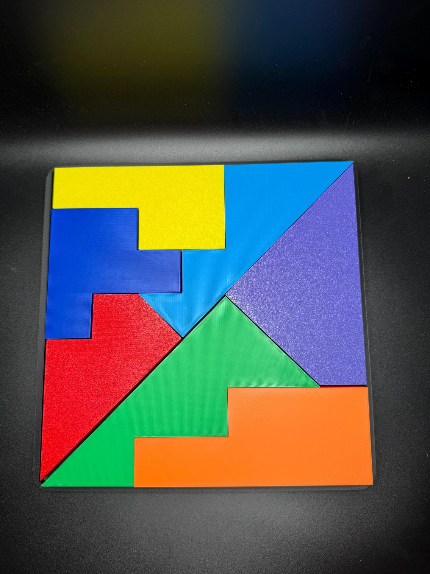 Disappearing Square Puzzle Version 3 - Vintage Modern Design, Fun Brain Teaser, Fits Perfectly, Challenging Family Game