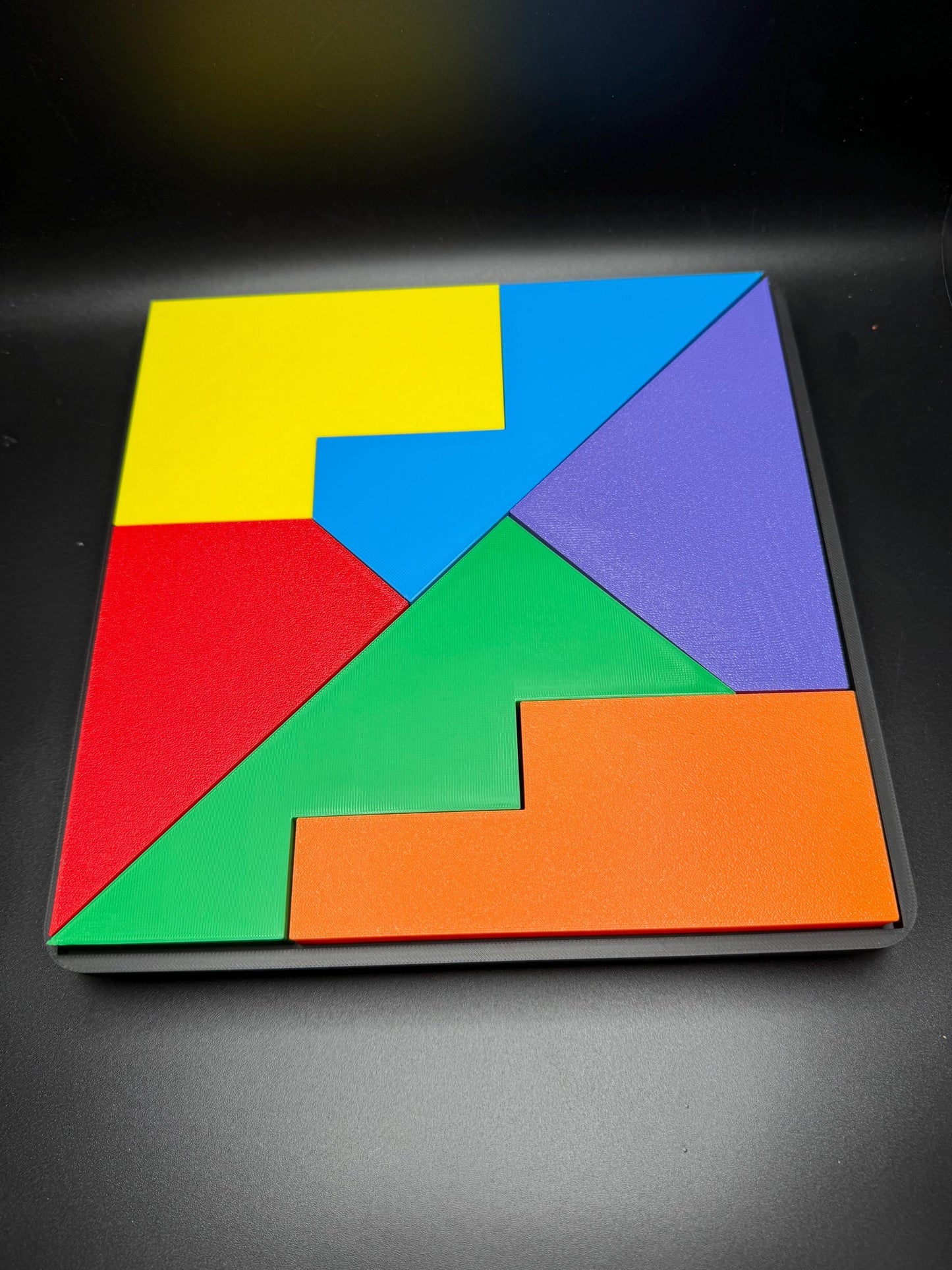 Disappearing Square Puzzle Version 2 - Vintage Modern Design, Fun Brain Teaser, Fits Perfectly, Challenging Family Game