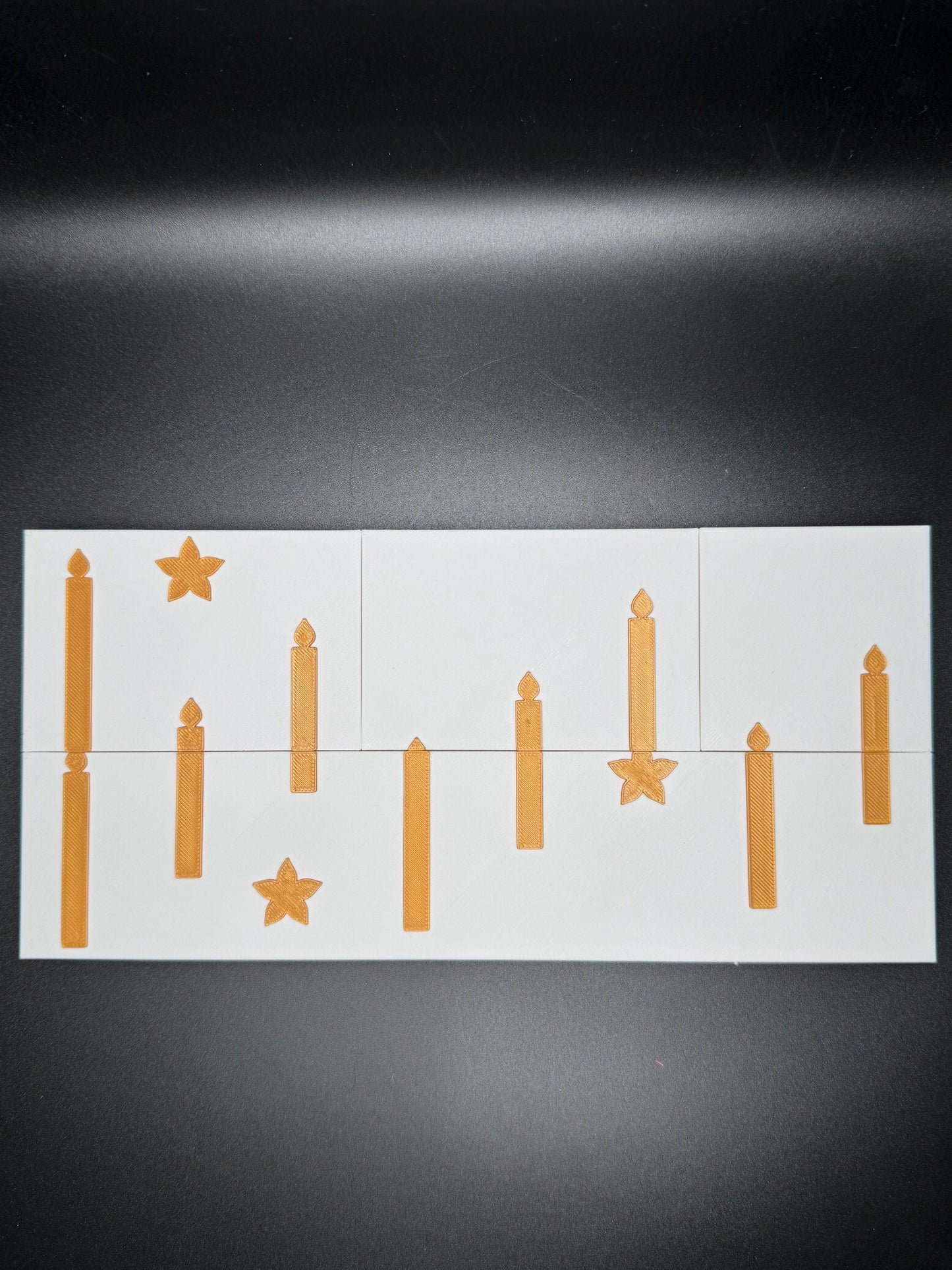 Shigeo Takagi Candles Optical Illusion Puzzle - Mind Teaser, How Many Can You Count 7, 8, or 9? Fun Home Decor & Gift Idea