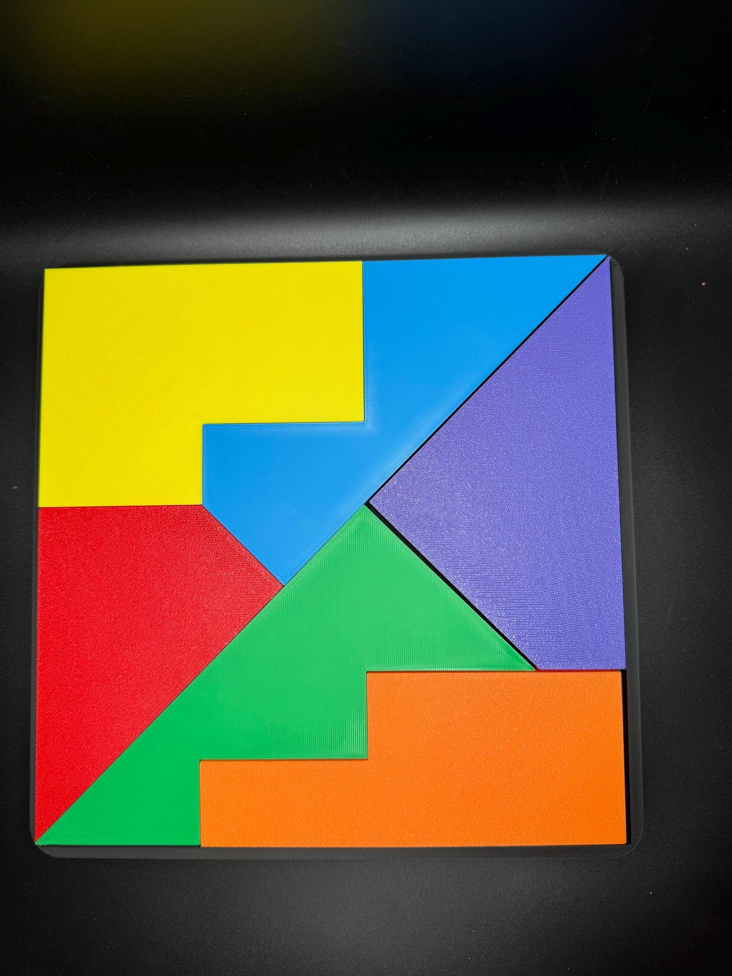 Disappearing Square Puzzle Version 2 - Vintage Modern Design, Fun Brain Teaser, Fits Perfectly, Challenging Family Game