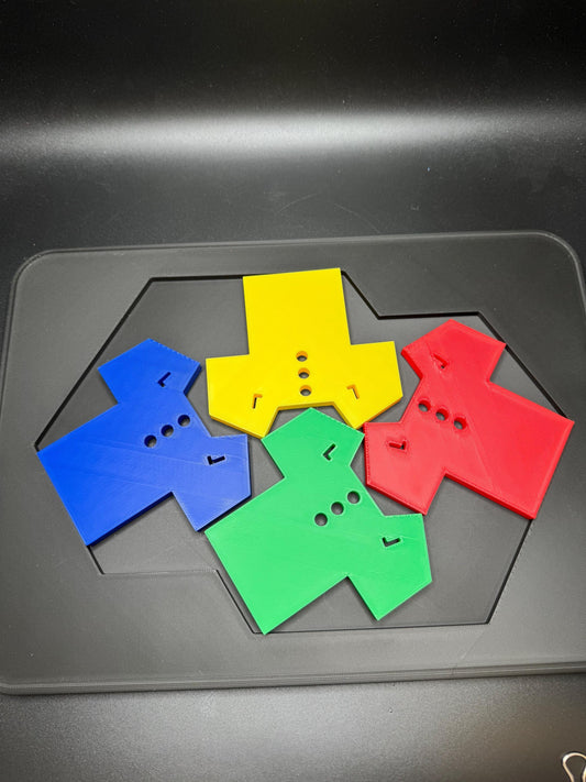 Four Pieces Clothing Puzzle Game: Fit All 4 T-Shirts in Frame Challenge, Fun & Unique Brain Teaser Gift