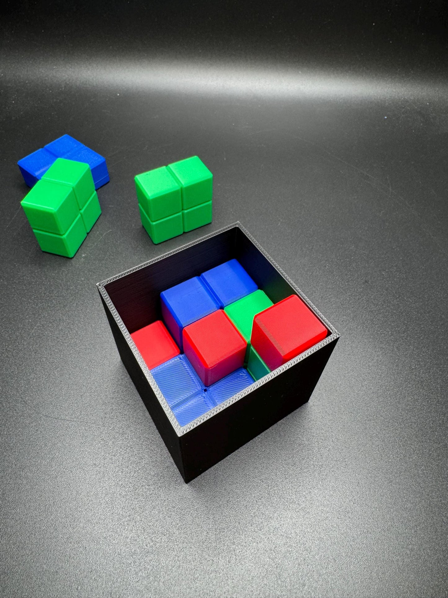 Slothouber Graatsma Packing Puzzle - Unique Brain Teaser, 9 Brick Challenge, Fun & Educational 3D Printed Brick Game, Perfect Gift Idea