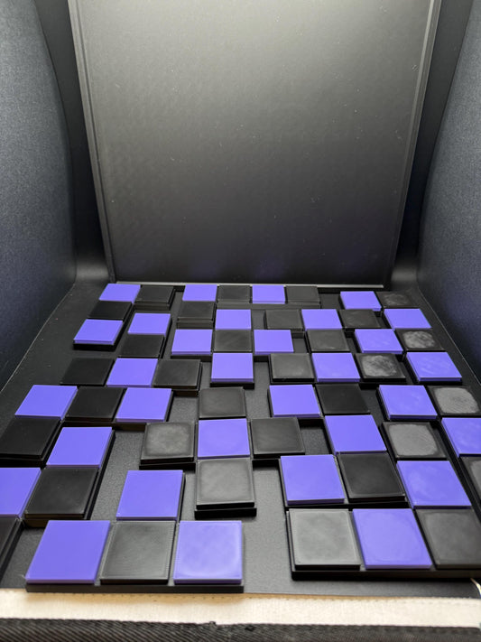 New XceL Checkerboard Puzzle No. 2 - Modern 3D Printed Recreation of 1920s Classic, Unique Gift for Puzzle Lovers & Collectors