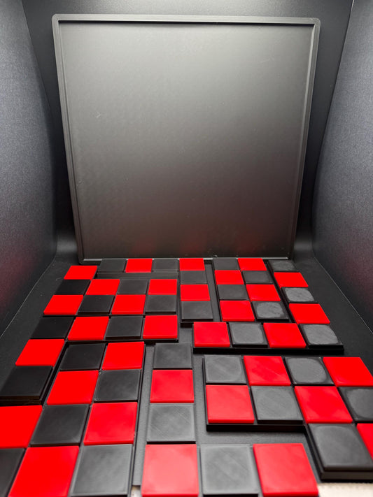 Checkerboard Dissection Puzzle - Battle Royale by Sam Loyd, Modern Recreation of a 1914s Classic, Great Gift for Puzzle Lovers of All Ages