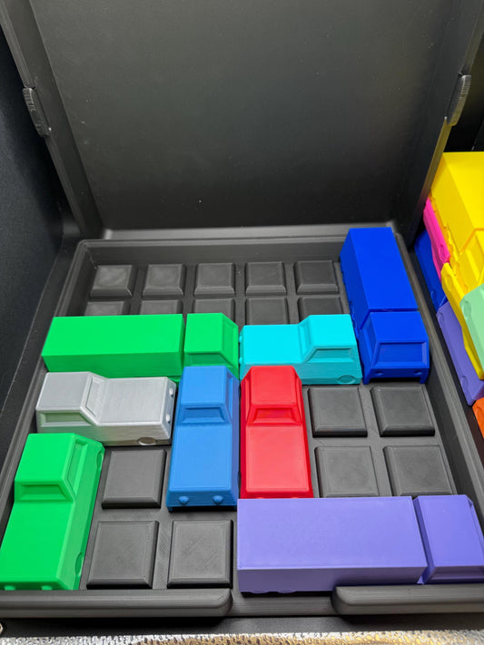 Escape the Gridlock! Rush Hour Challenge - Sliding Puzzle - Logic Game - 3D Printed Puzzle, Great Gift for Problem Solving Fun