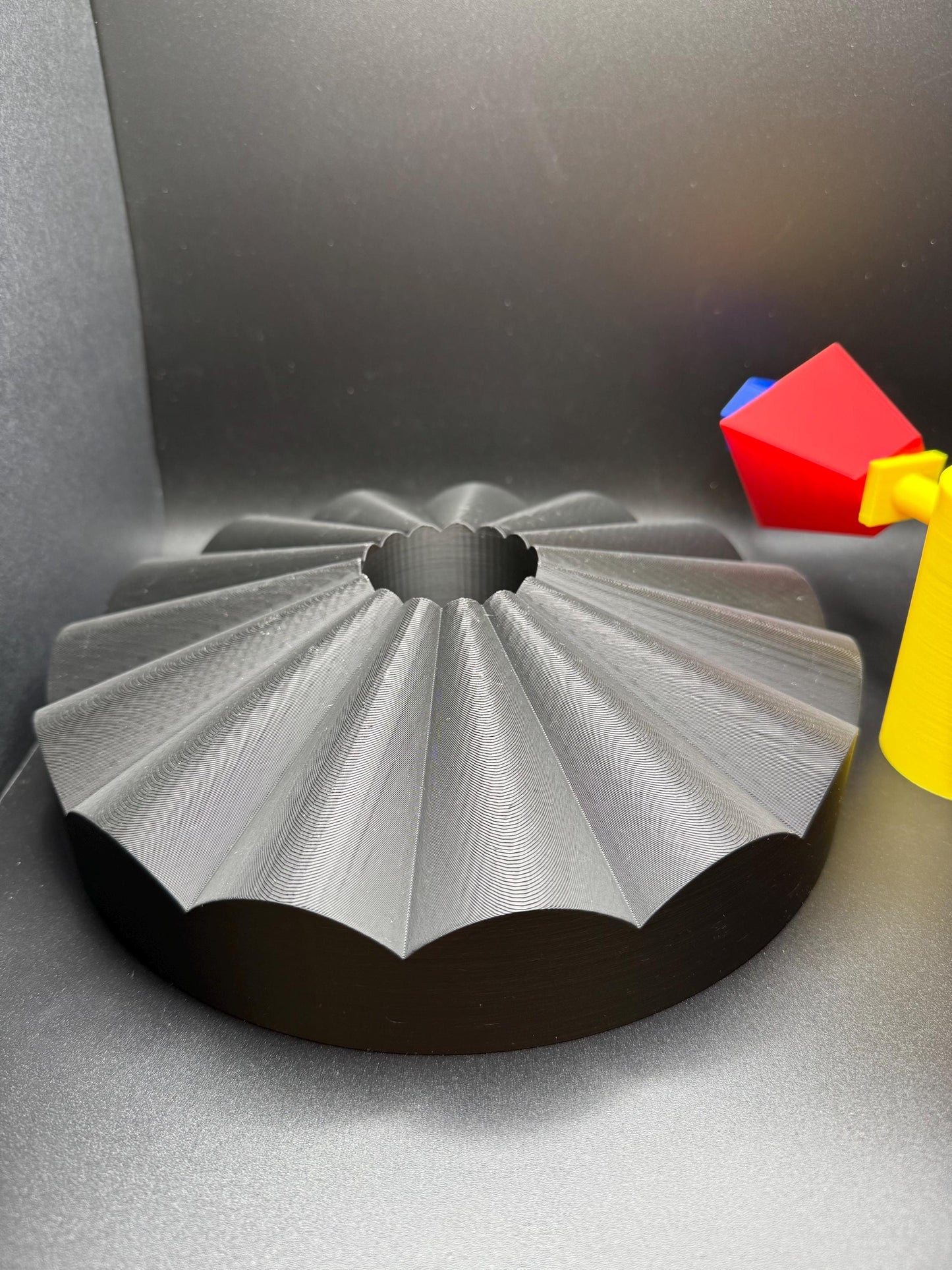 Square Wheels on Circular Track Model - High Quality 3D Printed Math Visual, Educational Geometry Sculpture, Unique STEM Decor Gift