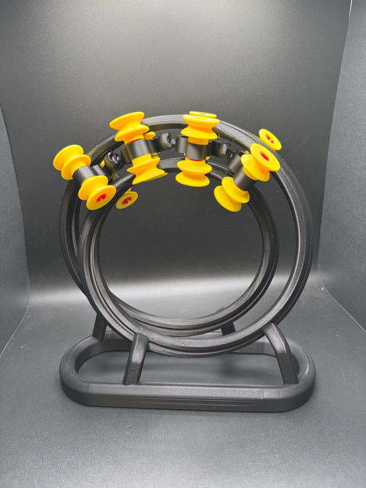 Mobius Flip Coaster 3D Printed Math Gift, Unique Geometric Coaster, High Quality Home Decor, STEM Desk Accessory