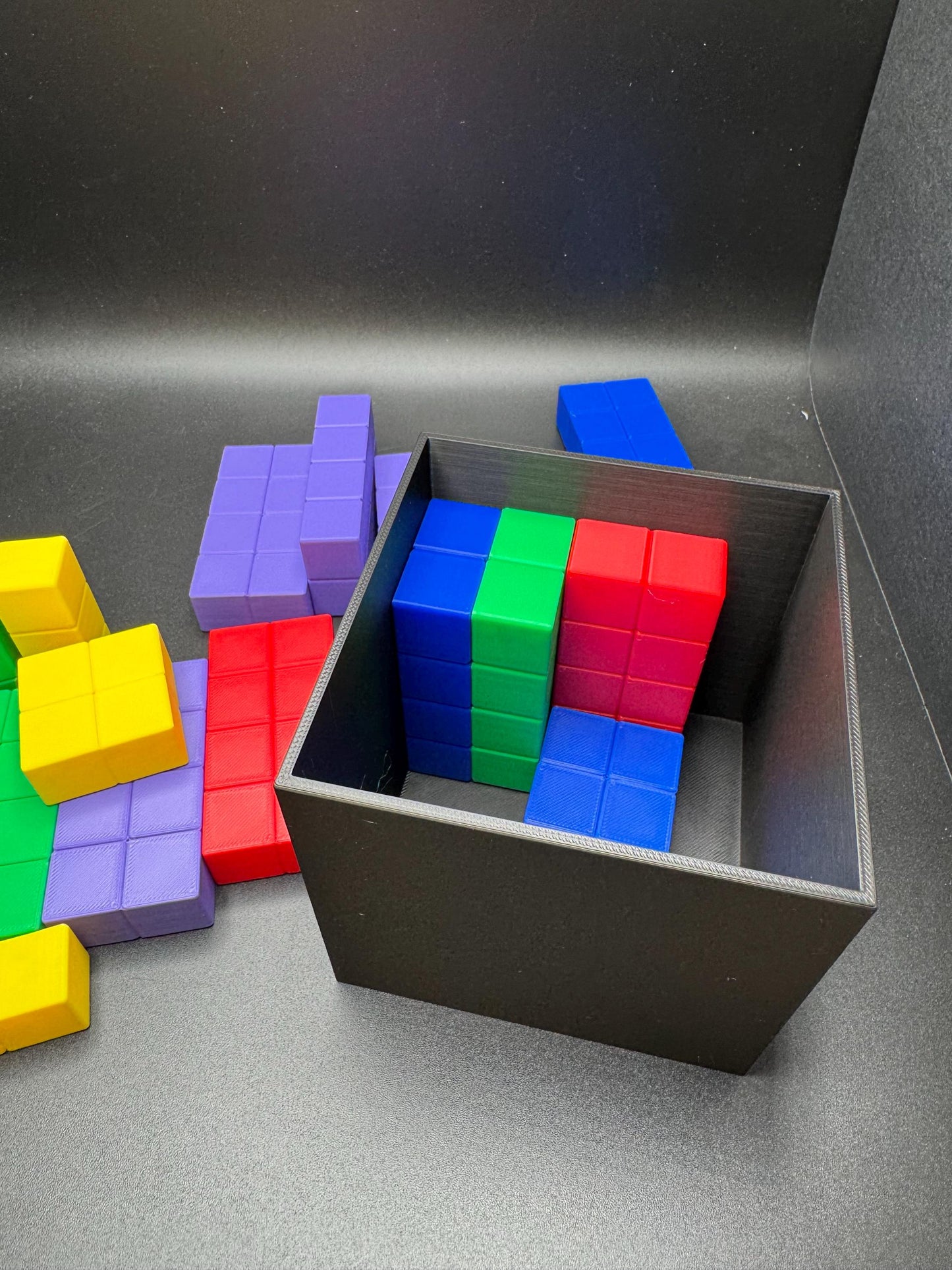 Conway Bin Packing Puzzle - Unique Brain Teaser, 18 Brick Challenge, Fun & Educational 3D Printed Brick Game, Perfect Gift Idea