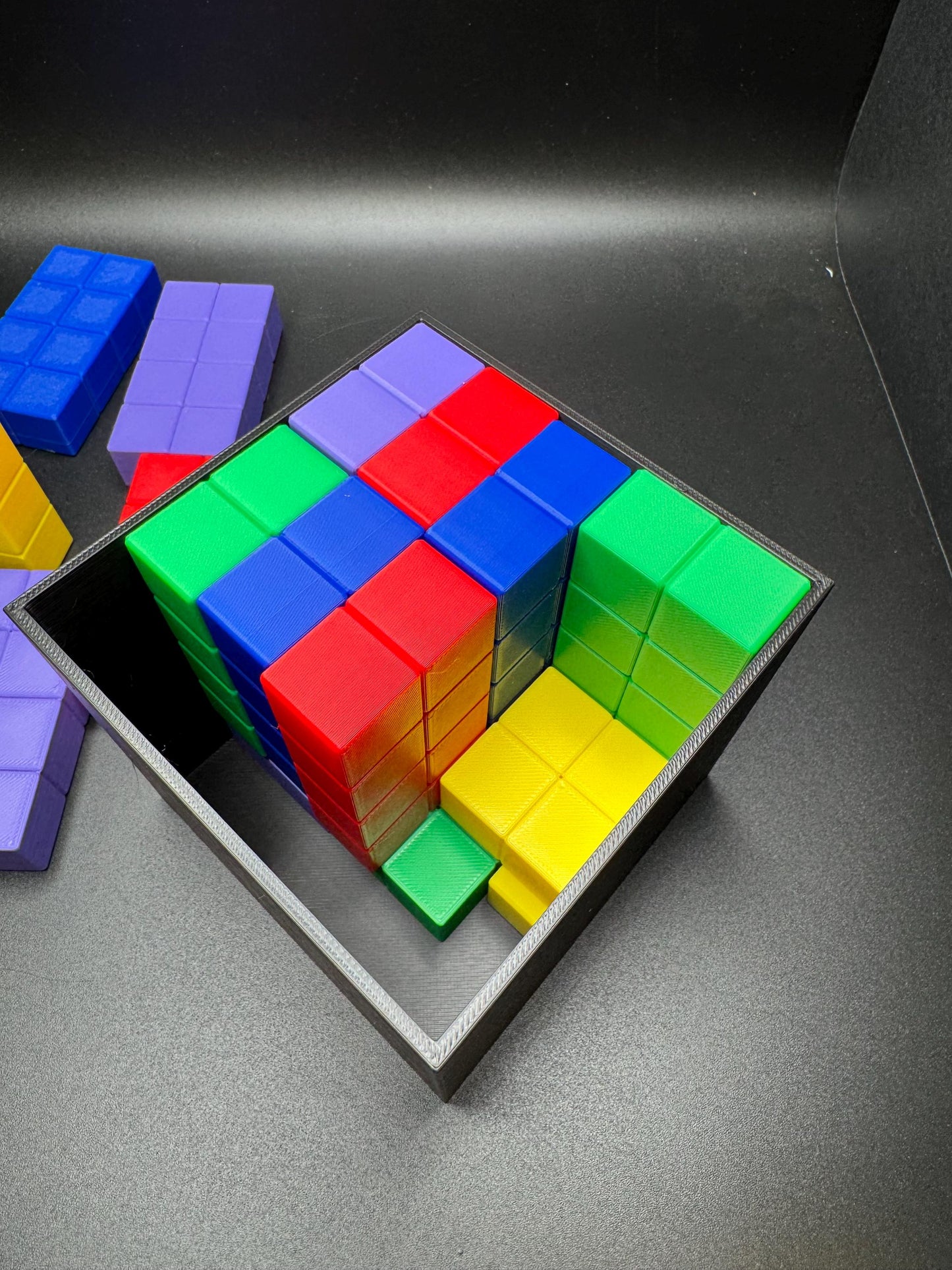 Conway Bin Packing Puzzle - Unique Brain Teaser, 18 Brick Challenge, Fun & Educational 3D Printed Brick Game, Perfect Gift Idea