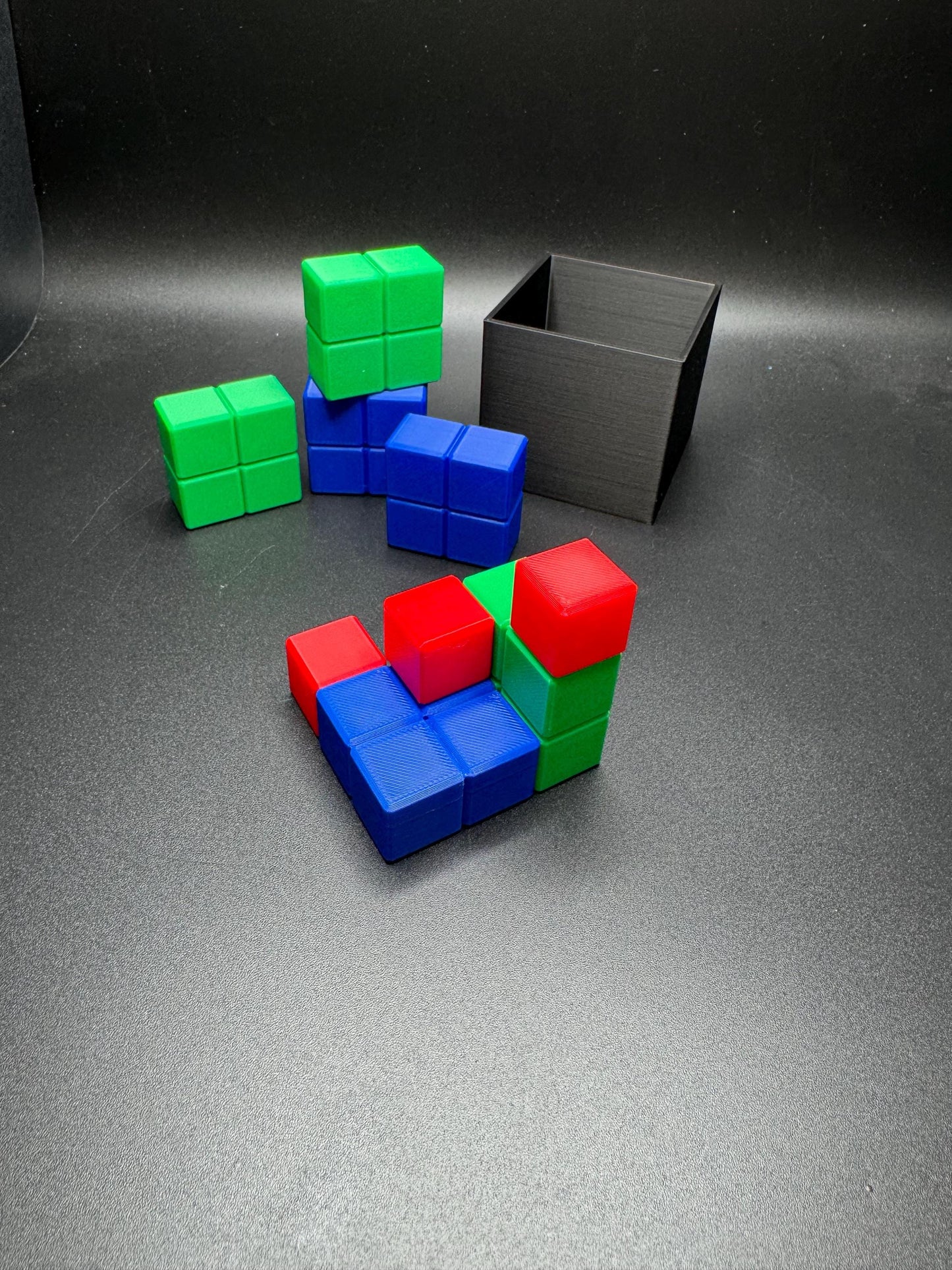 Slothouber Graatsma Packing Puzzle - Unique Brain Teaser, 9 Brick Challenge, Fun & Educational 3D Printed Brick Game, Perfect Gift Idea