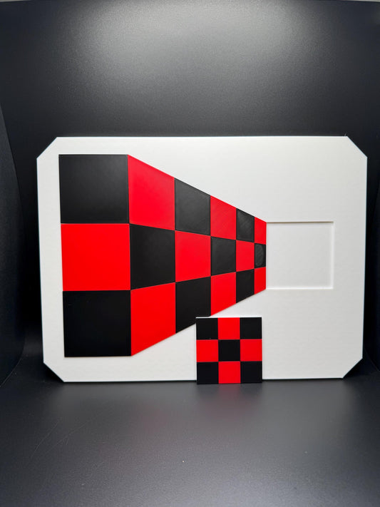 Optical Illusion, Perspective Illusion, Swap The Tops - Fun Optical Illusion Game for All Ages, Unique Gift Idea