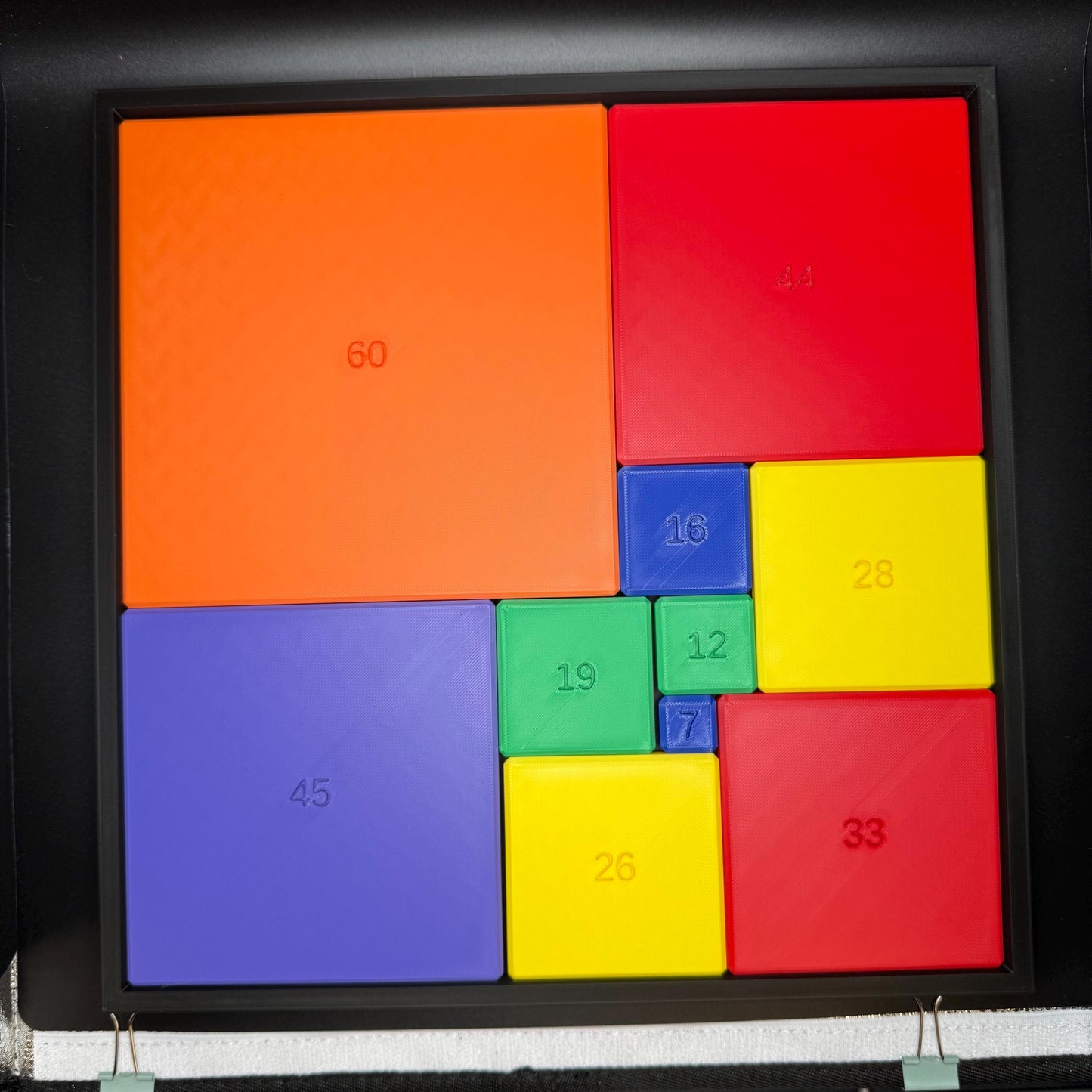 Perfect Rectangle Puzzle for Adults & Kids - Challenging Math Puzzle Brain Teaser - Educational Game for Teachers, Students Puzzle Lovers