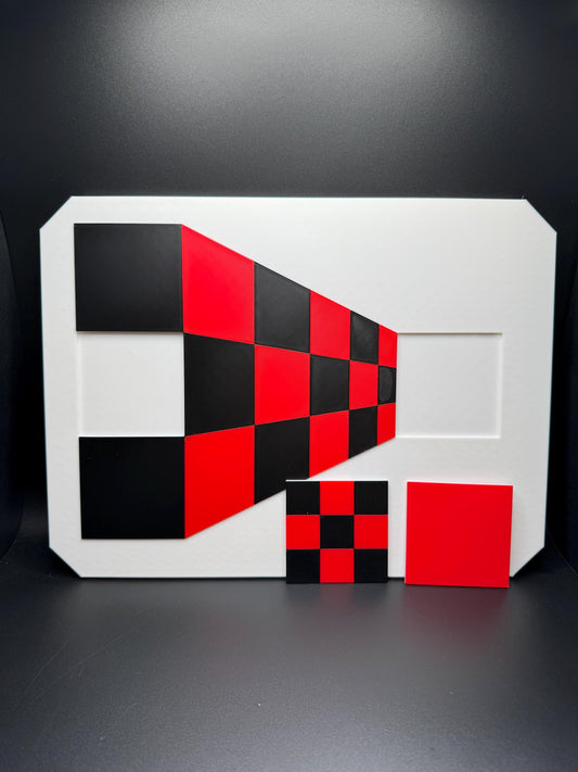 Optical Illusion, Perspective Illusion, Swap The Tops - Fun Optical Illusion Game for All Ages, Unique Gift Idea