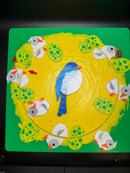 Which Came First? 3D Printed Spinning Optical Illusion | Count Chicks & Eggs | Desk Toy Gift | Eco-Friendly PLA Art