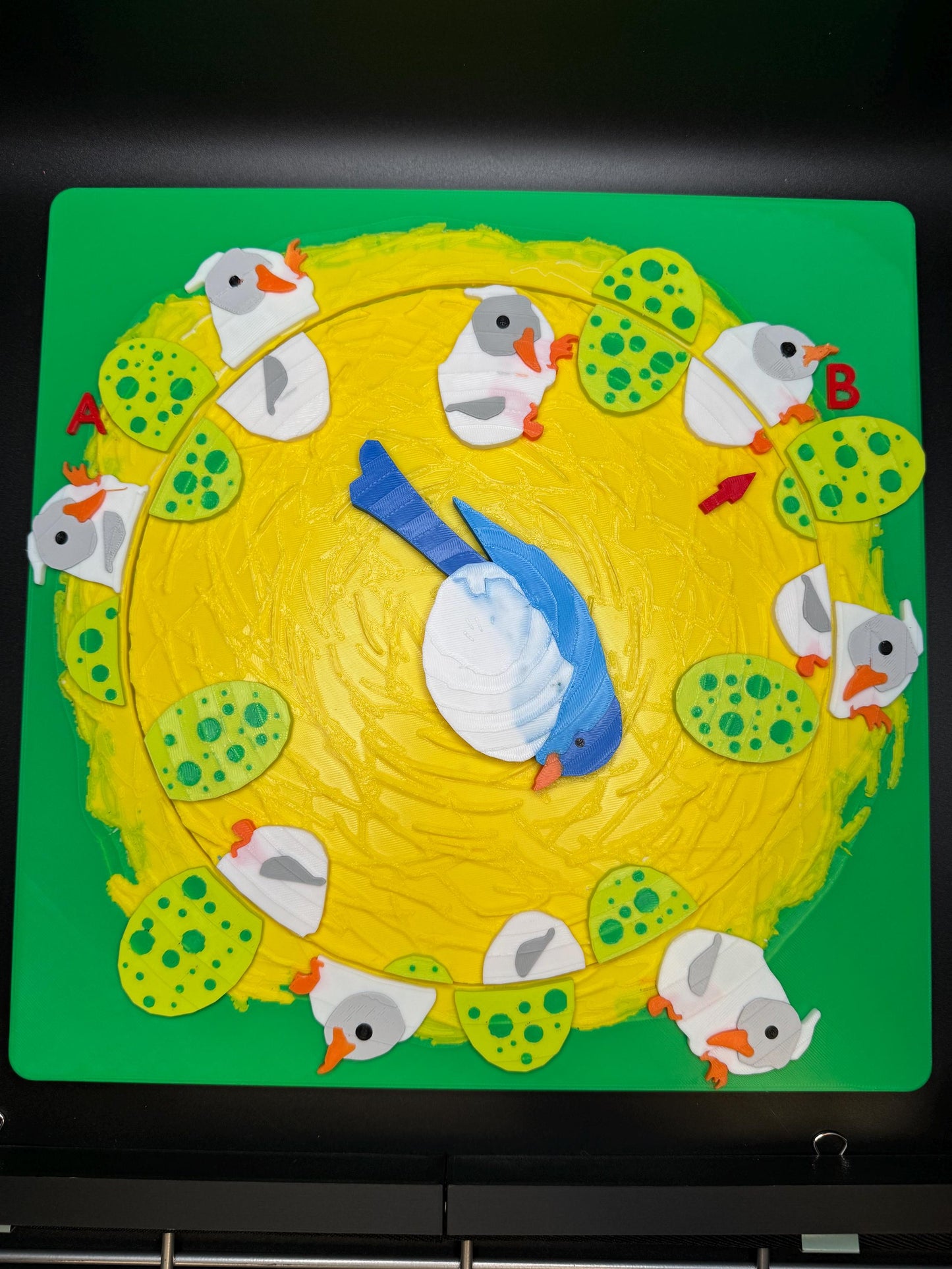 Which Came First? 3D Printed Spinning Optical Illusion | Count Chicks & Eggs | Desk Toy Gift | Eco-Friendly PLA Art