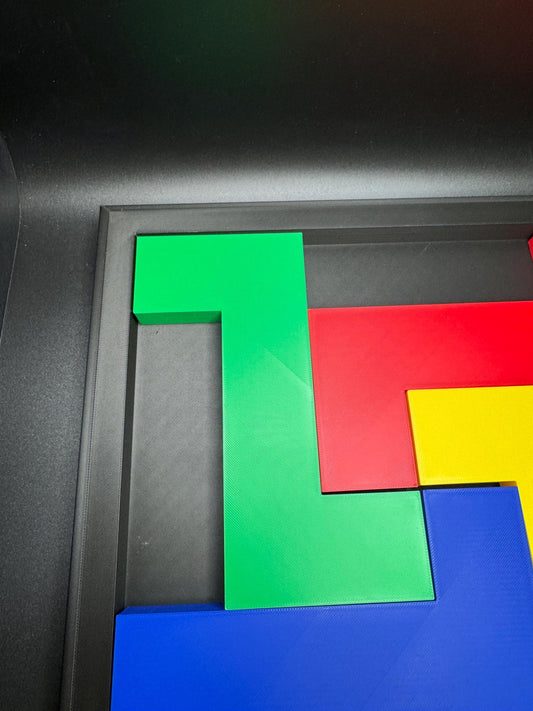 Fit 4 S in a Square Puzzle - Brain Game for Intelligence Challenges | 4 S-Shaped Elements and Square Piece | Fun & Engaging Mind Challenge