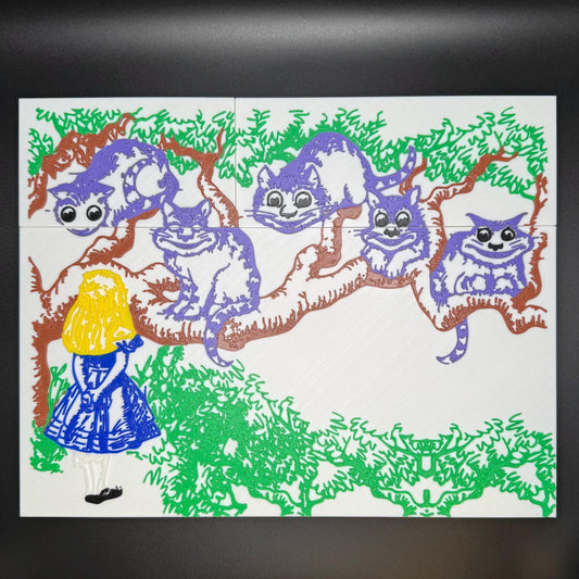 Disappearing Cat Optical Illusion Puzzle - Fun Brain Teaser for Adults & Kids, Unique Gift for Cat Lovers, Mind-Bending Game