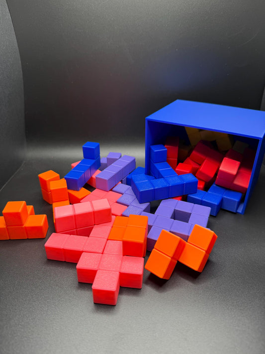 Pentacube 35 – 3D Pentacube Puzzle | 5x5x7 Brain Teaser for Adults | 35-Piece Spatial Logic Puzzle | Gift for Puzzle Lovers