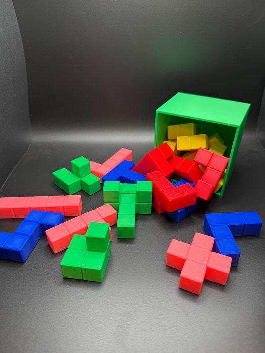 Pentacube 20 – 3D Pentacube Puzzle | 5x5x4 Brain Teaser for Adults | 20-Piece Spatial Logic Puzzle | Gift for Puzzle Lovers